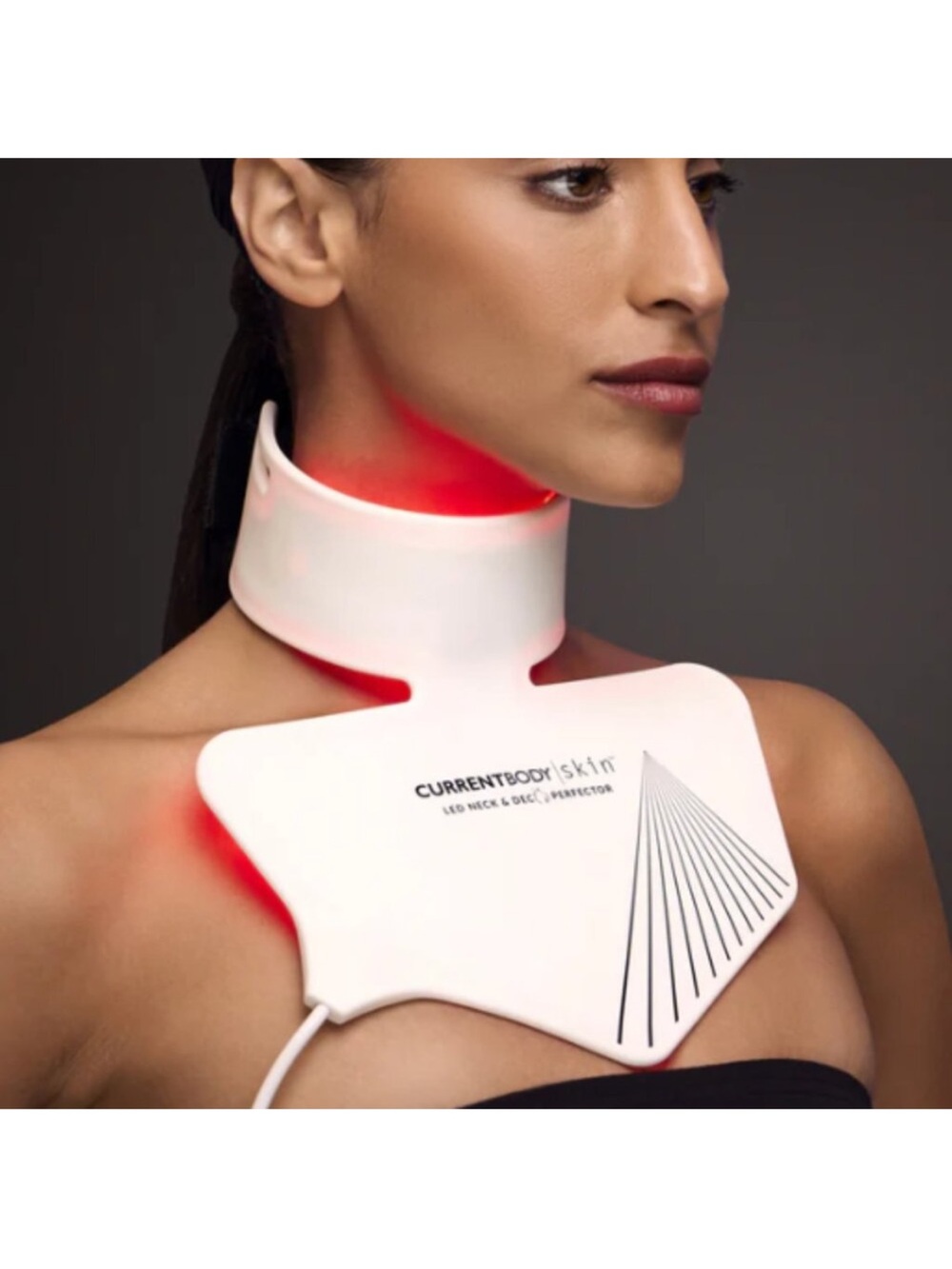 Skin LED Neck & Décolletage Light Therapy Device - White